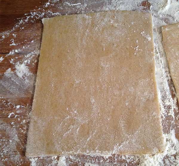 step 1 - roll the dough